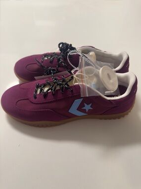 Converse Run Star Trainer Suede Frozen Acai Low Top Sneakers Men’s 10 NWT